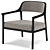 Scandinavian Craftsmanship: Walter Armchair 3D model small image 11