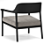 Scandinavian Craftsmanship: Walter Armchair 3D model small image 12