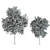 Birch Tree Duo: Timeless Elegance 3D model small image 2