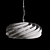 Sleek Metal Vento Pendant 3D model small image 4