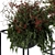 104-Piece Indoor Plant Set with Black Stand 3D model small image 3