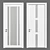 Elegant Interior Door: Door 39 3D model small image 1