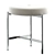 Elegant Metal Vanity Stool 3D model small image 3