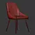 Elegant Chipman Velvet Chair 3D model small image 5