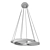 Sculptural Minimalist Ceiling Lamp 3D model small image 3