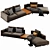 Molteni & C Octave Sectional Sofa 3D model small image 3