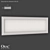 Elegant Wall Panel W120 by OM 3D model small image 1