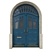 Elegant Classic Door 3D model small image 1