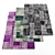 High Resolution Random Carpet Set 3D model small image 1