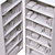 Versatile Billy Bookcase: 80cm x 28cm x 202cm 3D model small image 4