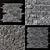 Rock Brick Wall: High-Resolution Textured 3D Model 3D model small image 1