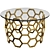 Mantis & Janina Gold Coffee Tables Set 3D model small image 3