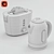 Philips Toaster + Tefal Kettle: Perfect Kitchen Combo 3D model small image 3