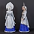 Snow Maiden Doll: 50cm Height 3D model small image 2