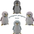 Adorable Pompom Penguin Toy 3D model small image 1