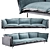 Versa 3-Seater Reversible Sofa 3D model small image 2