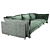 Versa 3-Seater Reversible Sofa 3D model small image 3