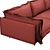 Versa 3-Seater Reversible Sofa 3D model small image 5