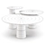 Roche Bobois Colorado: Marble and Walnut Coffee Tables 3D model small image 3
