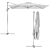 Stylish Cantilever Parasol - 2K Textures 3D model small image 5