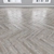 Elegant Parquet Oak Flooring 3D model small image 3