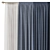 Refined Curtain Design 3D model small image 2