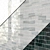 Ferrara Mosaic Tiles: Argento, Bianco, Nero 3D model small image 1