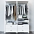 Versatile White Shelving Unit: ELVARLI 3D model small image 1