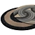 Elegant Round Interior Carpet 3D model small image 2