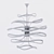 Elegant Divinare Volturn Pendant 3D model small image 4