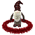 Holiday Gnome Ornament Set 3D model small image 4