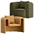 Remnant Armchair: Stylish Design and Comfort by Sancal 3D model small image 4