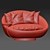 Luxe Lacoon Round Sofa 3D model small image 4