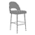 Collinet Scala 1864H: Elegant Bar Stool for Hotels and Restaurants 3D model small image 4