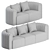Sancal Core Sofa: Stylish and Modern 3D model small image 3