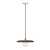 Wooden Pendant Lamp with Norvik Lampshade 3D model small image 2