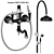 Luxury Cezares Shower Set 3D model small image 3