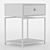 Sleek Fletch Bedside Table 3D model small image 4