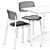 Sleek Seating and Stylish Table 3D model small image 5