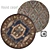 Circular Interior Rug 3D model small image 1