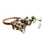 Retro Style Steampunk Goggles 3D model small image 1