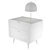 Elegant TOV FURNITURE Christine Nightstand 3D model small image 3