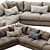 Ferlea Simple Sofa: Versatile Elegance 3D model small image 3