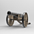 Vintage Field Cannon 3D model small image 1