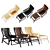 Modern Toro Lounge Chair & Ottoman Set 3D model small image 2
