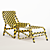 Modern Toro Lounge Chair & Ottoman Set 3D model small image 3