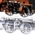 Steampunk Steam Train 3D model small image 6