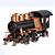 Steampunk Steam Train 3D model small image 7