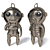 Steampunk Metal Toy Collection 3D model small image 2