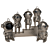 Steampunk Metal Toy Collection 3D model small image 4